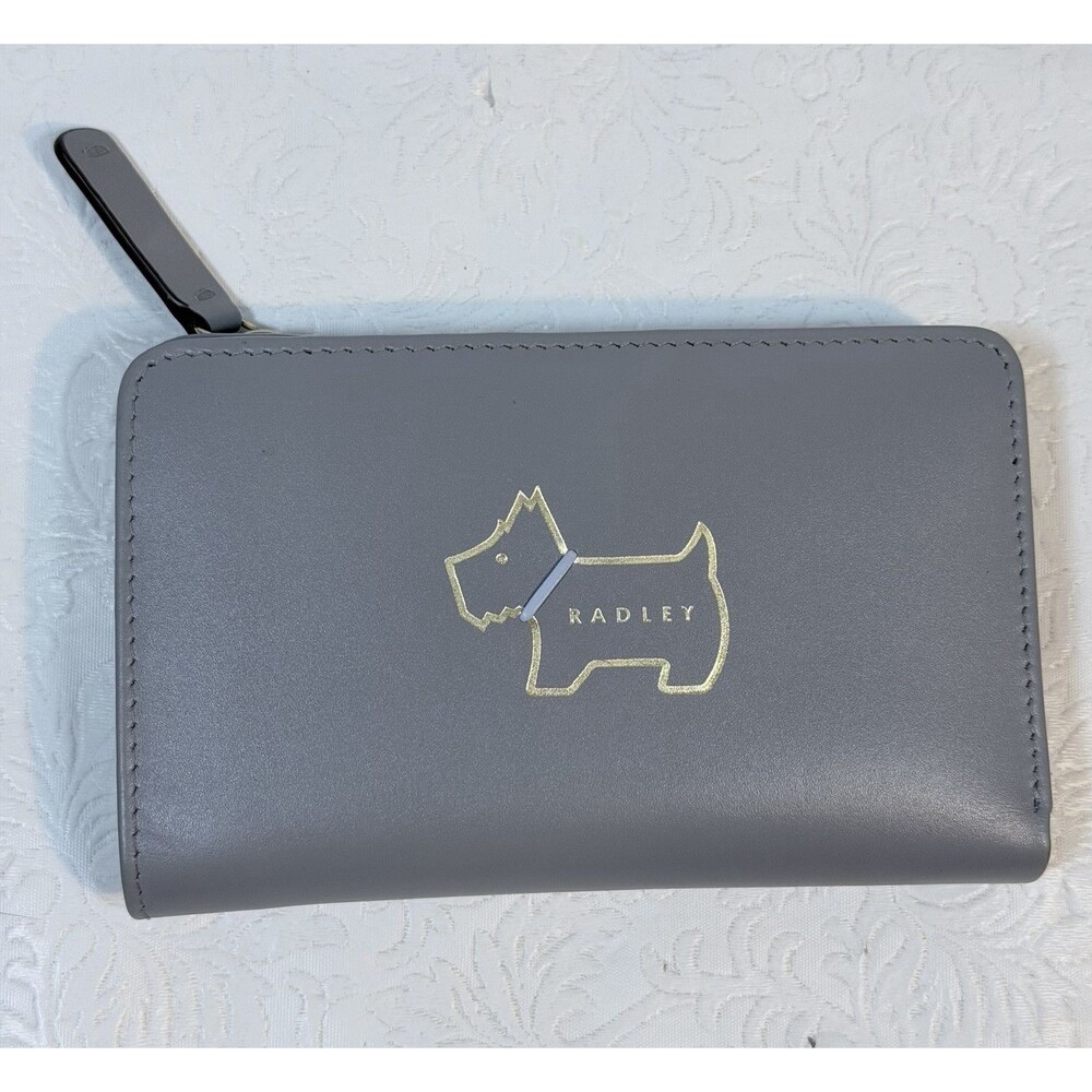 Radley London Heritage Gray Leather Wallet